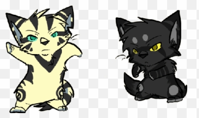 Cat Dancing Cat Animation - Longtail And Darkstripe Emoji,Dancing Cat Emoji