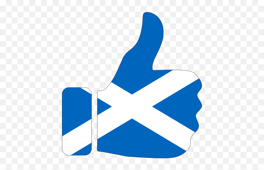 Thumbs Up For Scotland Public Domain Vectors Emoji,Thumbsu P Emoji