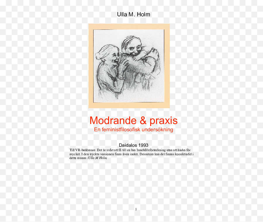 Pdf Modrande Och Praxis En Feministfilosofisk Undersökning - Language Emoji,Fiskar Emotion