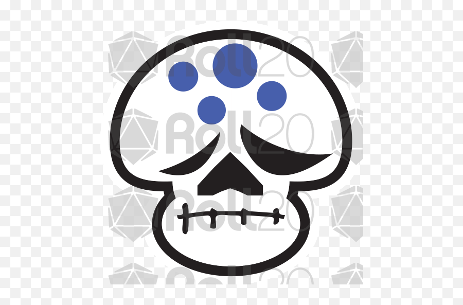 Skull Token Markers Roll20 Marketplace Digital Goods For Emoji,Skullbones Emoji