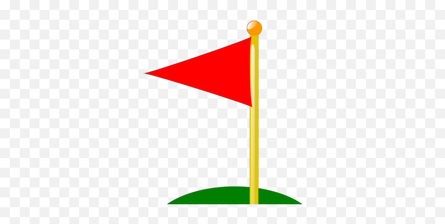 Golf Flag 19th Hole Red Png Svg Clip Art For Web - Download Emoji,Red Cube Emoji