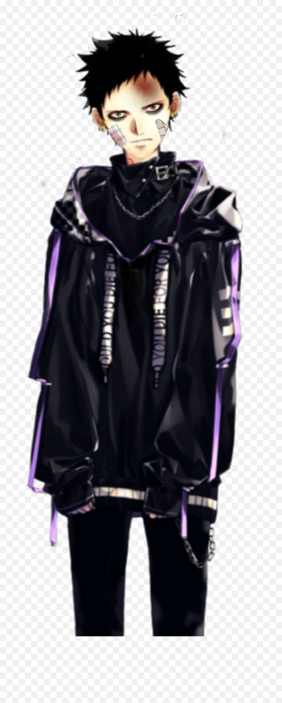 3l Trafalgarlaw Sticker - Fictional Character Emoji,Purple Devil Emoji Costume