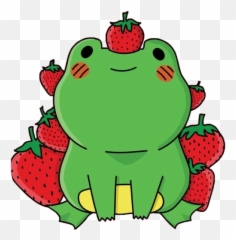 The Most Edited Froggy Frog Picsart - Strawberry Frog Sticker Emoji,Frog And Teacup Emoji