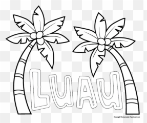 Free Luau Clipart 3 - Luau Clipart Black And White Emoji,Luau Emoji