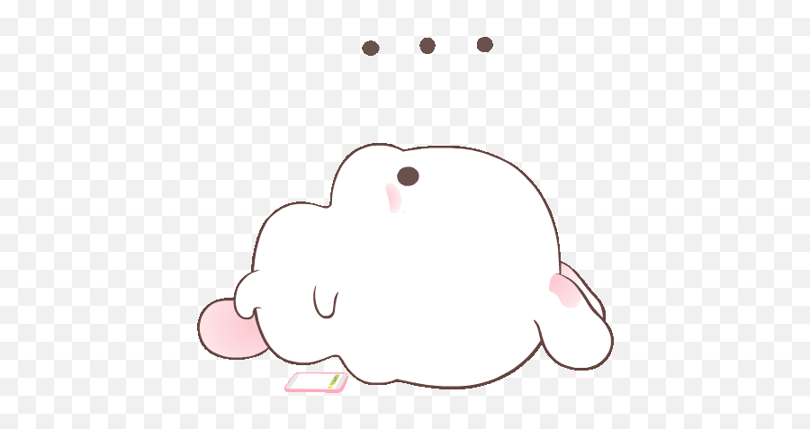 Cute Love Gif Cute Cartoon Wallpapers - Happy Bunny 1 Sweetness Emoji,Bean Sprout Emoji