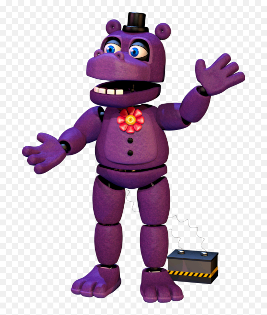 Mr Hippo Freddy Fazbears Pizzeria Simulator Wiki Fandom - Five Nights At 6 Mr Hippo Emoji,Thinking Emoji Copypasta