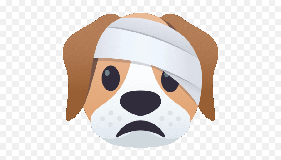 Injured Dog Gif - Injured Dog Joypixels Discover U0026 Share Gifs Dog Face Gif Transparent Emoji,Broken Leg Emoji