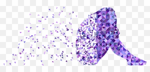 Free Photo Psychology Mental Health - Mental Health Images Purple Emoji,Emotion Art Abstract Sadness