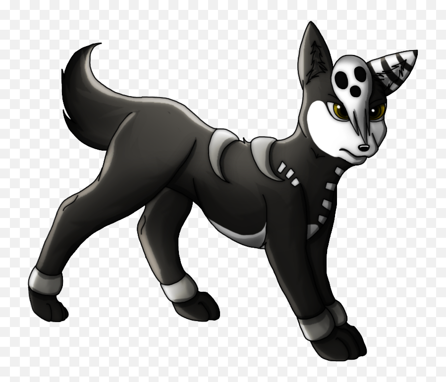 Death The Kid The Houndour - Animal Figure Emoji,Pokemon Wavering Emotions