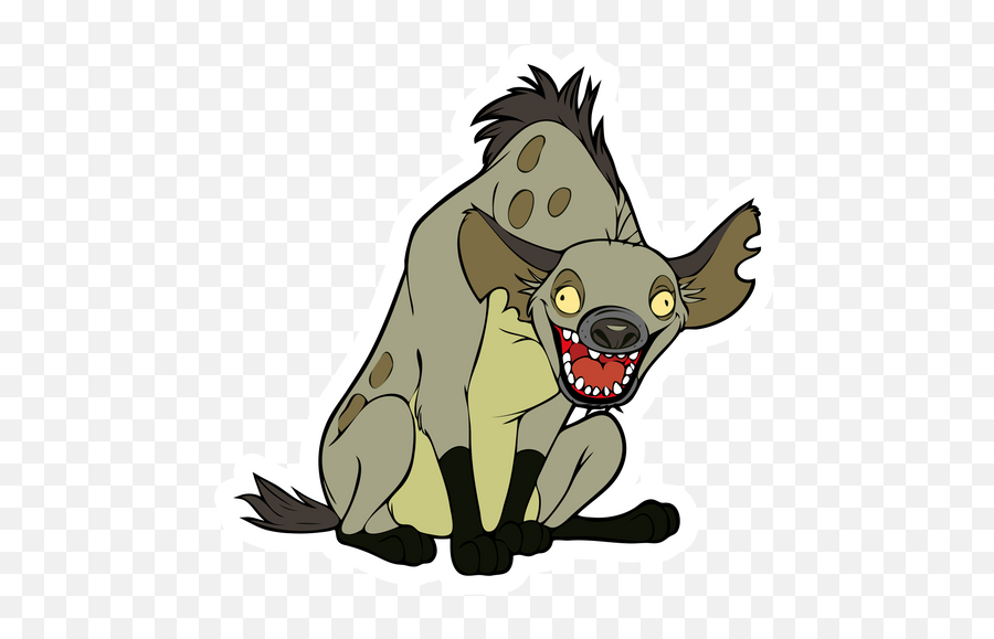 Lion King Hyena Sticker - Hyena Lion King Emoji,Lion King Rafiki Emotion