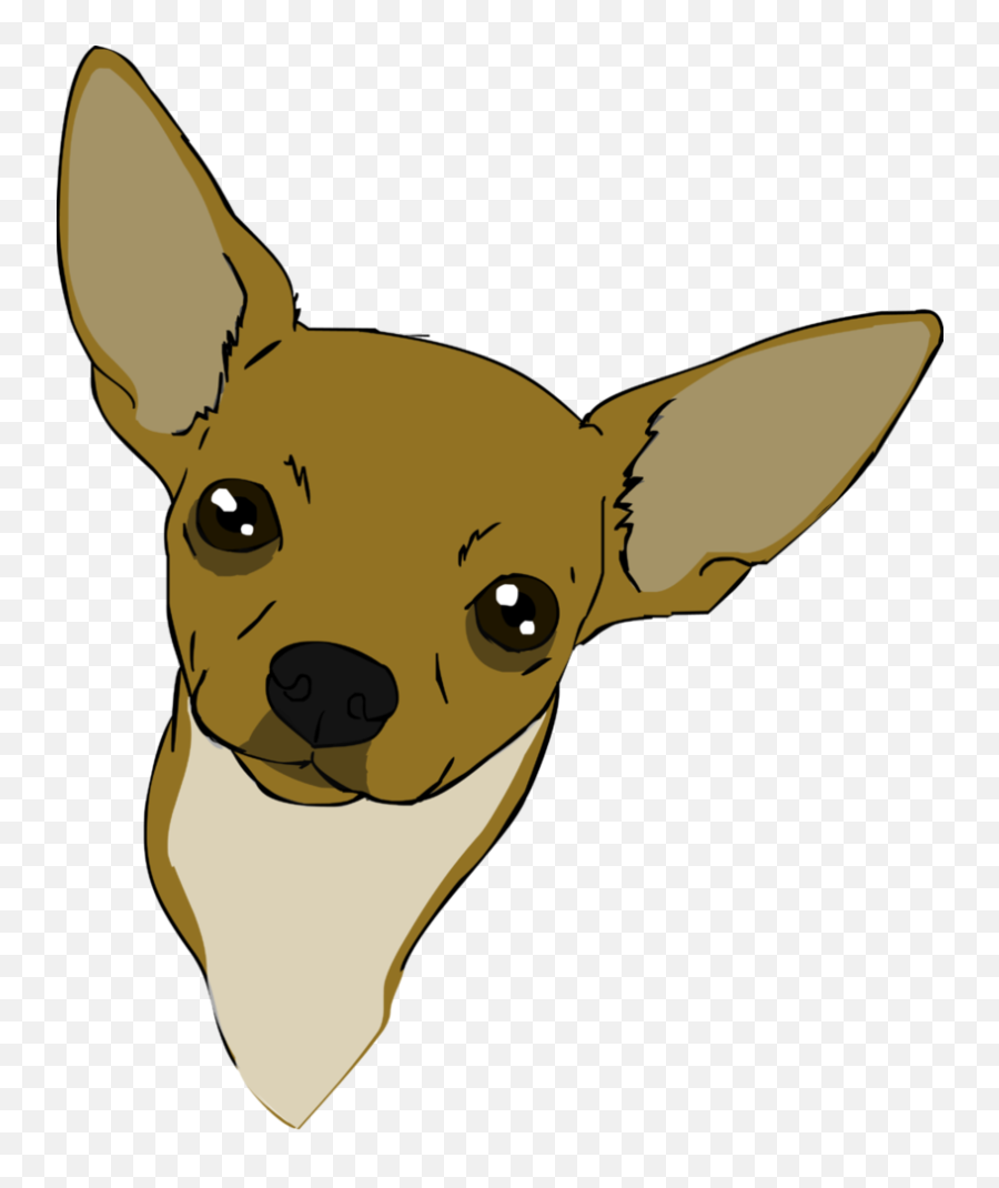 Phillip By Tha - Baist Chihuahua Vector Png Transparent Clipart Chihuahua Artwork Emoji,Chihuahua Black Tan Emoji Sticker