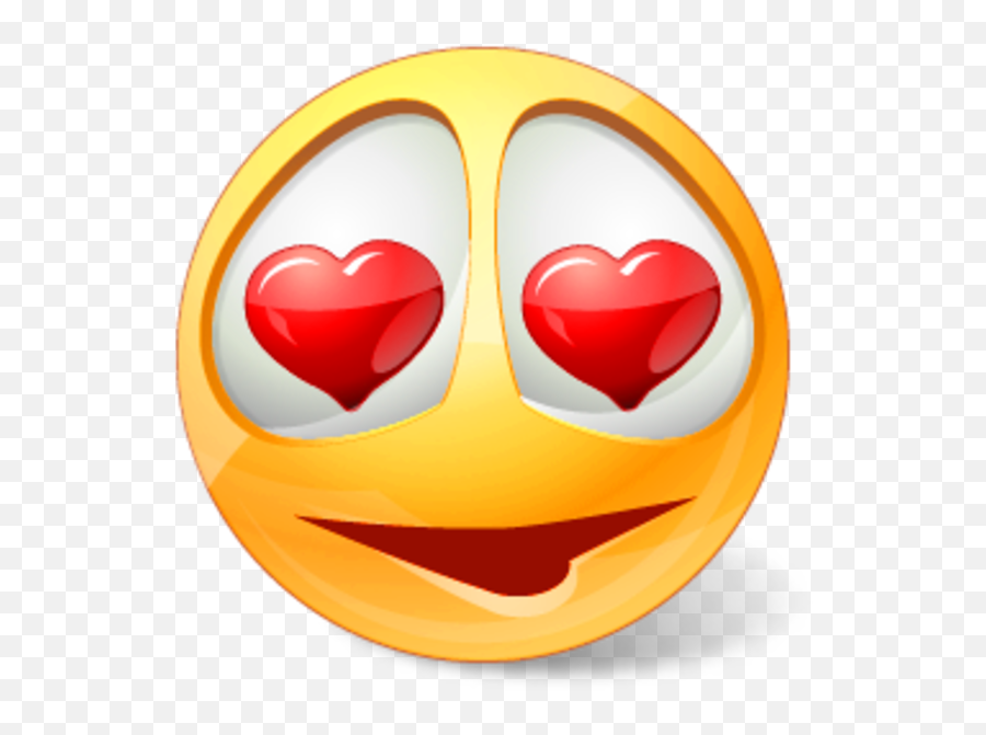 Smiley Face Love Heart Transparent Png - Emoji In Love Faces,Heart Eyes Emoji
