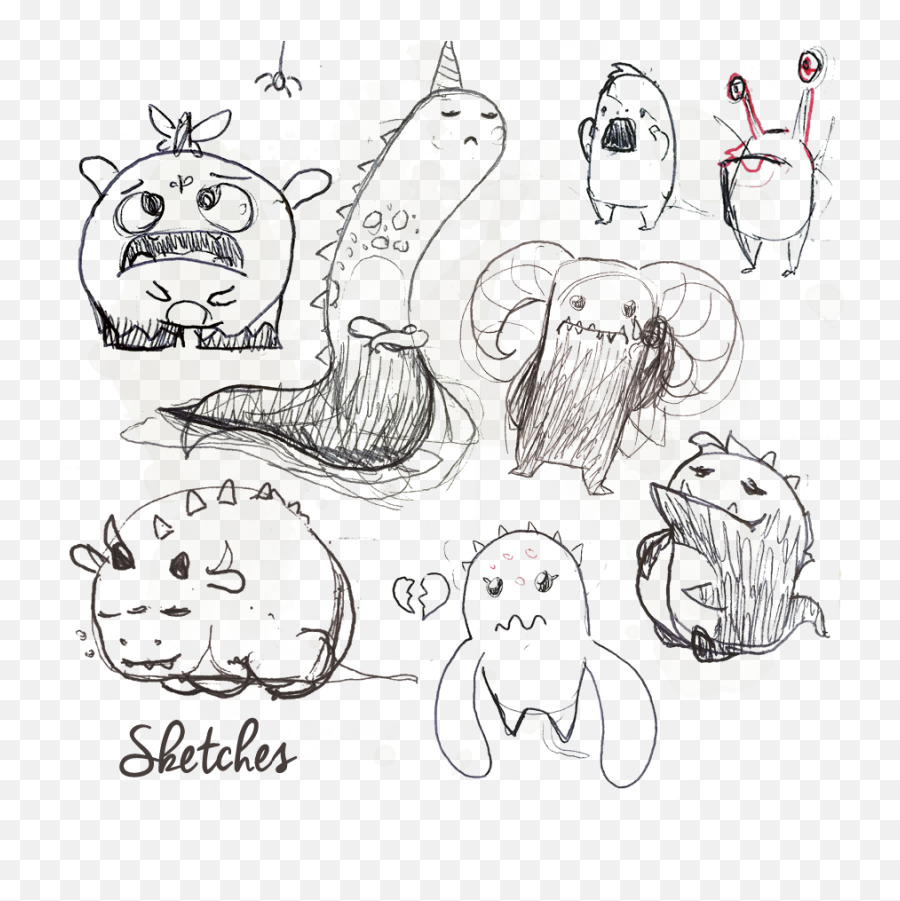 Coco Lilu0027 Monsters Sticker Pack U2014 Lorettamay Design - Dot Emoji,Emotion Sketches