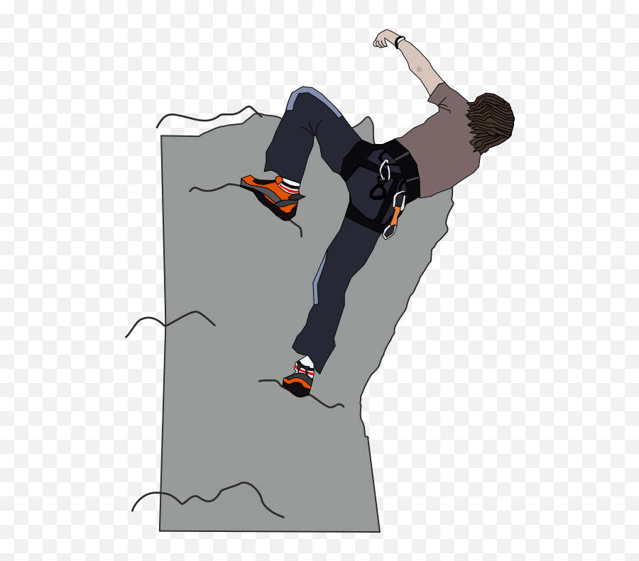 Rock Climbing Wall Clipart - Rock Climbing Clipart Png Emoji,Rock Climbing Emoji