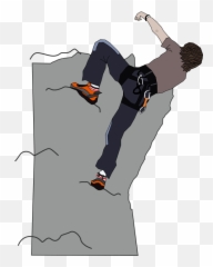 Rock Climbing Wall Clipart - Rock Climbing Clipart Png Emoji,Rock Climbing Emoji