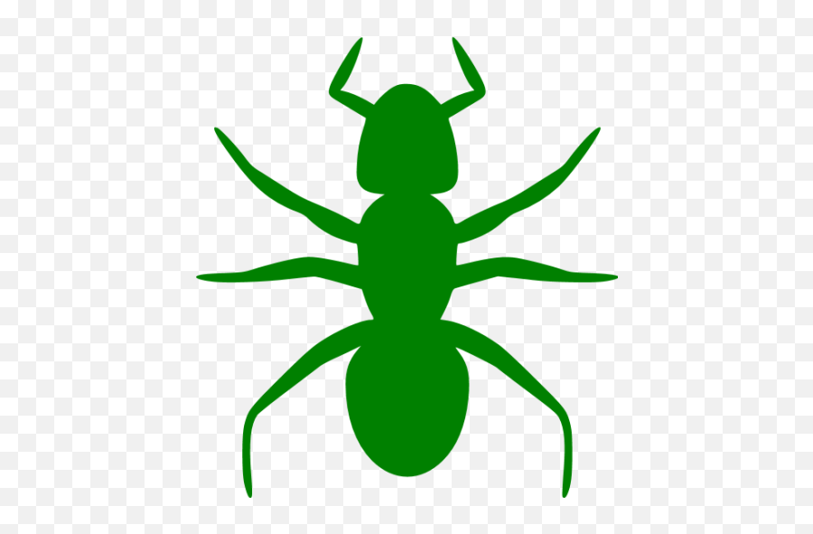 Green Ant 3 Icon - Ant Clipart Emoji,Emoticon Of An Ant