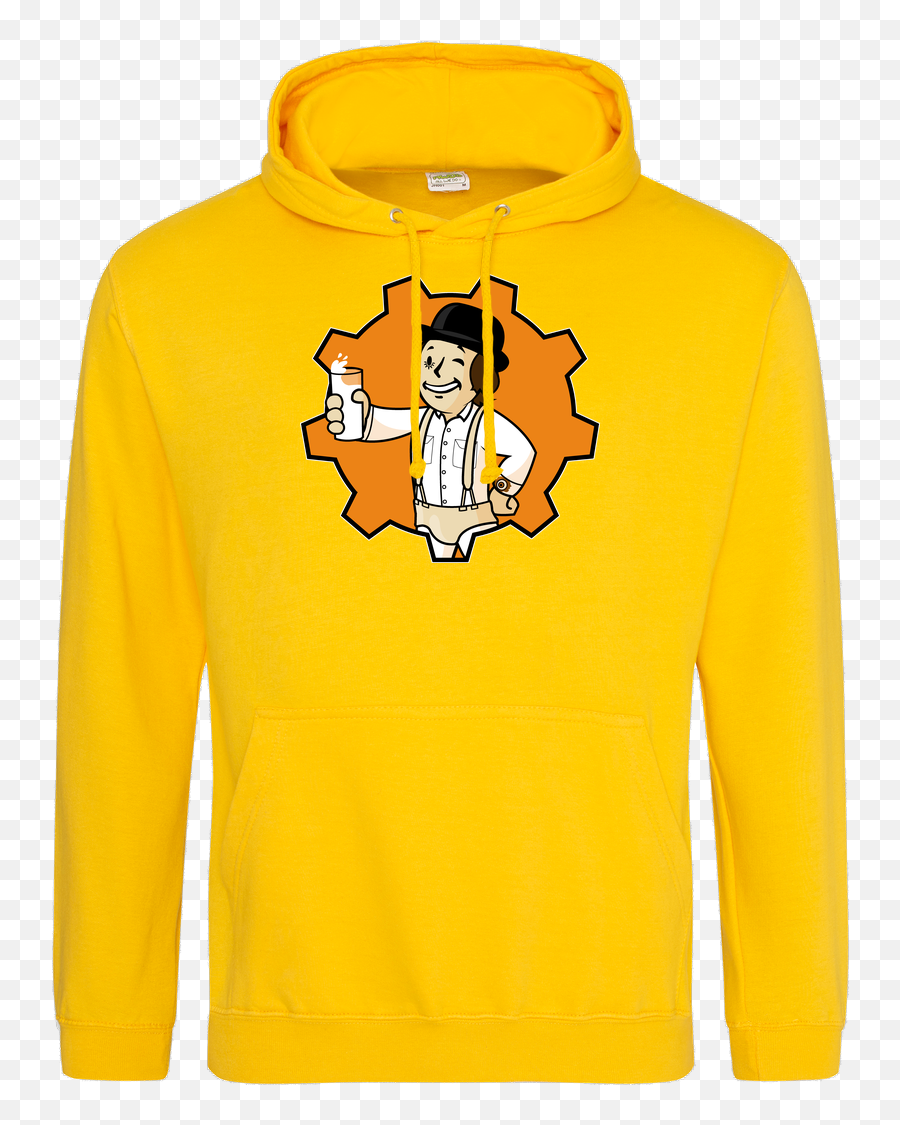 Buy Nuka Milk Hoodie Supergeekde - Long Sleeve Emoji,Vault Boy Emoticons