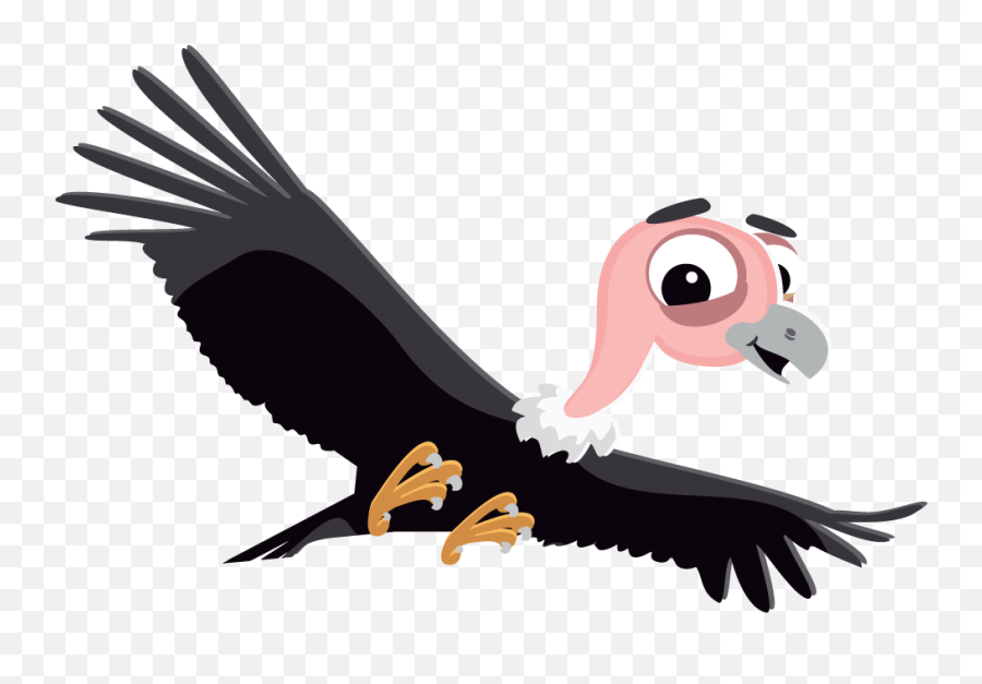 Vulture Clipart Transparent - Vulture Png Cartoon Emoji,Vulture Emoticon