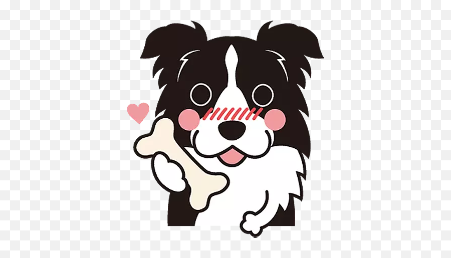 Border Collie - Stickers For Whatsapp Collie Doge Coin Emoji,Emojis Lab Pups