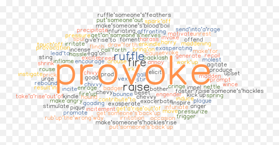 Provoke Synonyms And Related Words What Is Another Word Emoji,Pictures To Provoke Emotion