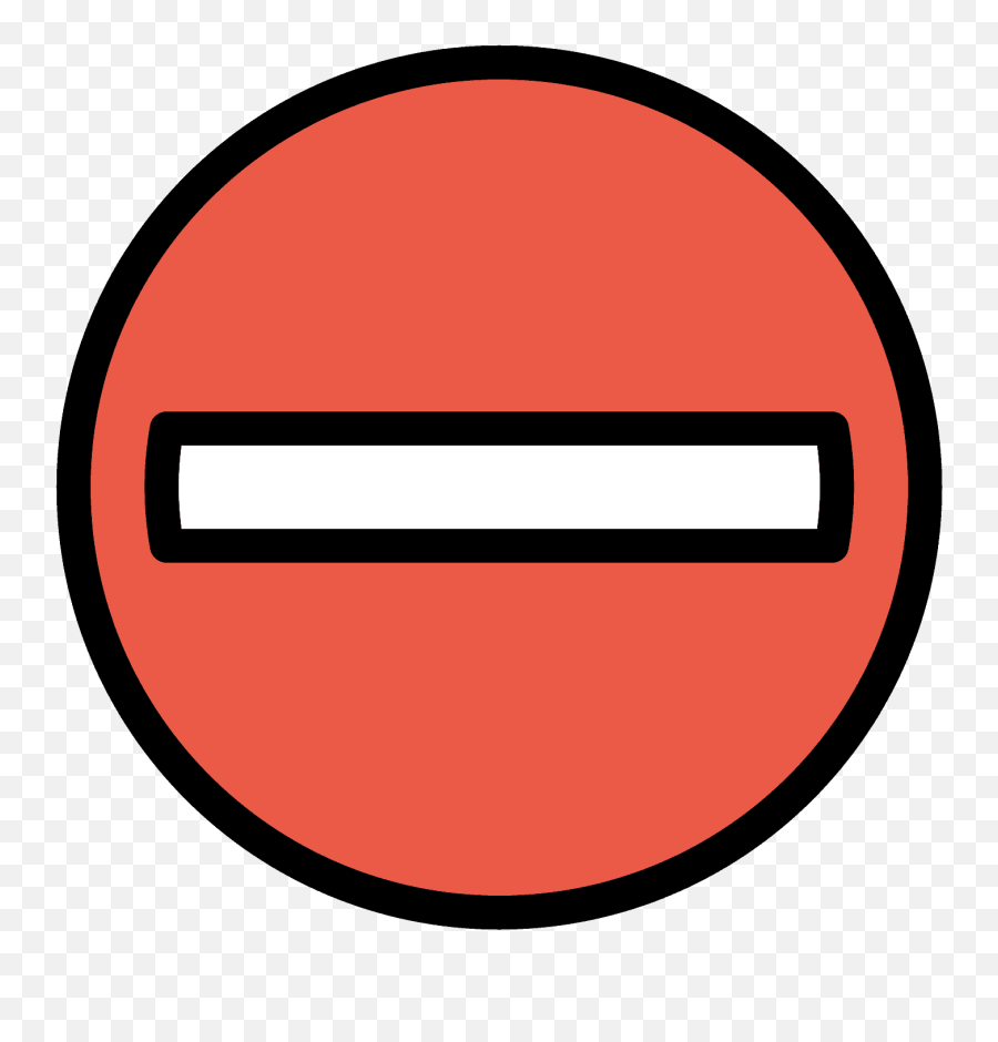 No Entry Emoji Clipart Free Download Transparent Png - Horizontal,Emoji Clipart