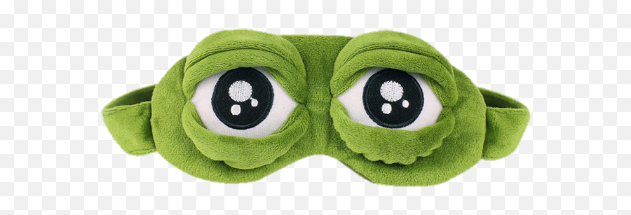 Sleeping Mask Sticker Challenge - 3d Frog Eye Mask Emoji,Mask Leaves Emoji