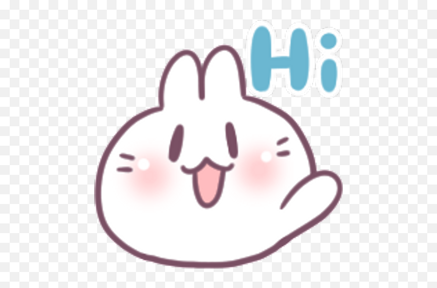 Sticker Maker - Cute Rabbit Emoji,Bunny Emoji Text