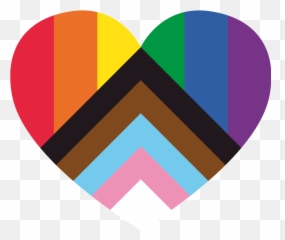 Updated Pride Flag In Heart Shape T - Shirt Emoji,Heart Emoji For Missing Someone