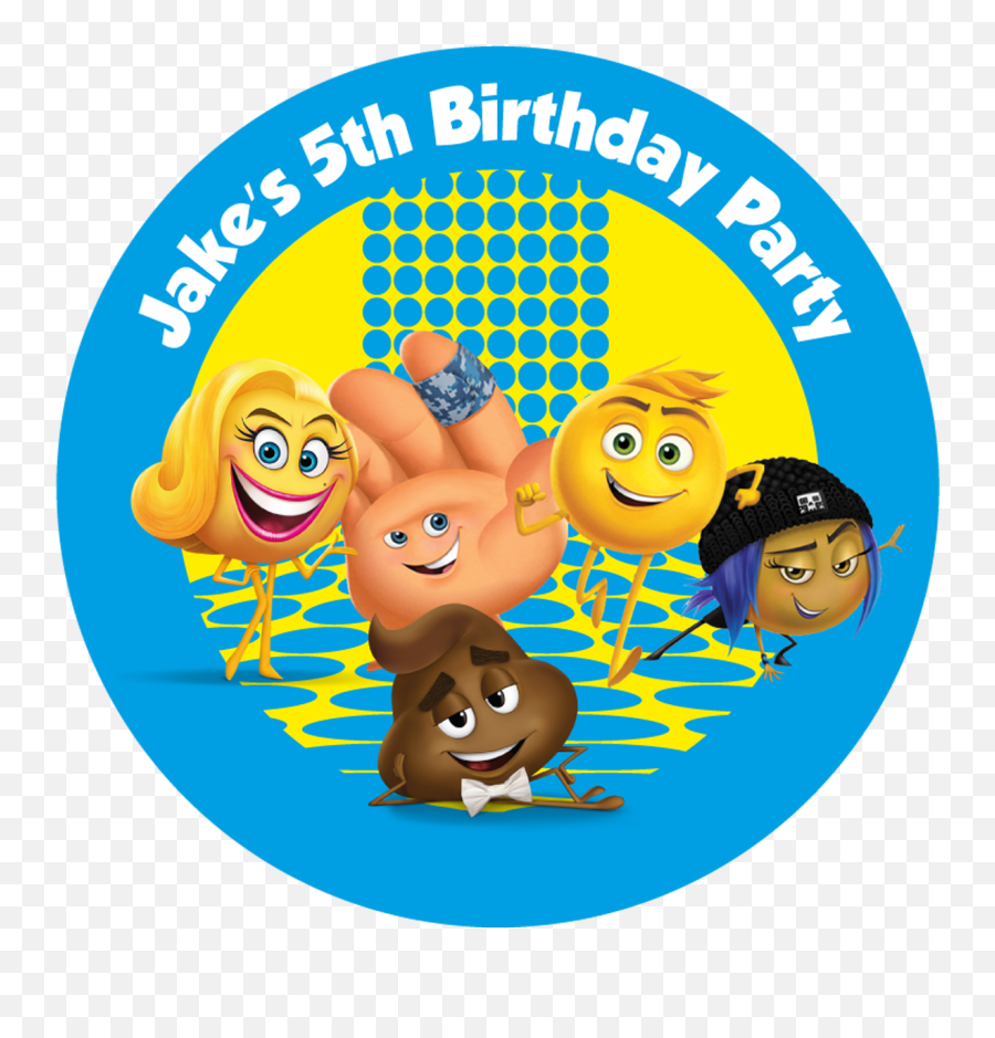 Emoji Party Box Stickers - Emoji Movie Junior Novelization Flying Saucer Draught Emporium,Emoji Birthday Party