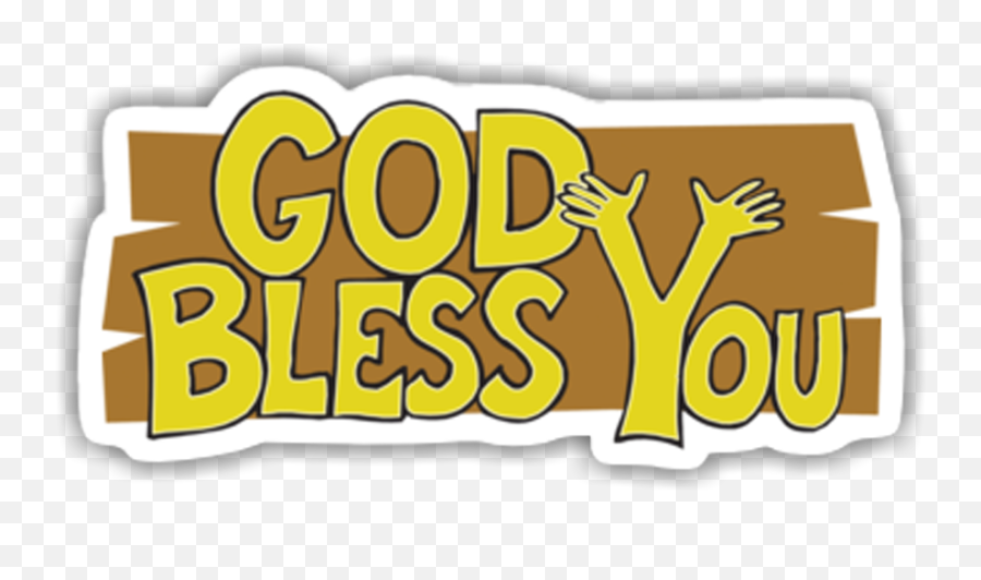 God Bless You Sticker - Transparent God Bless You Png Emoji,Bless You Emoji