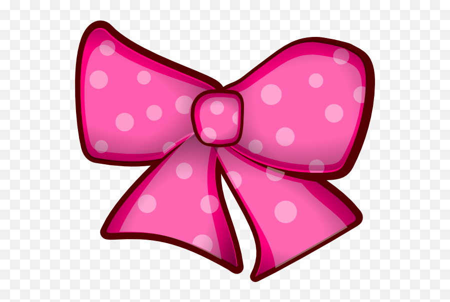 Minnie Mouse Bow Clip Art - Pink Hair Bow Clipart Emoji,Bow Emoji