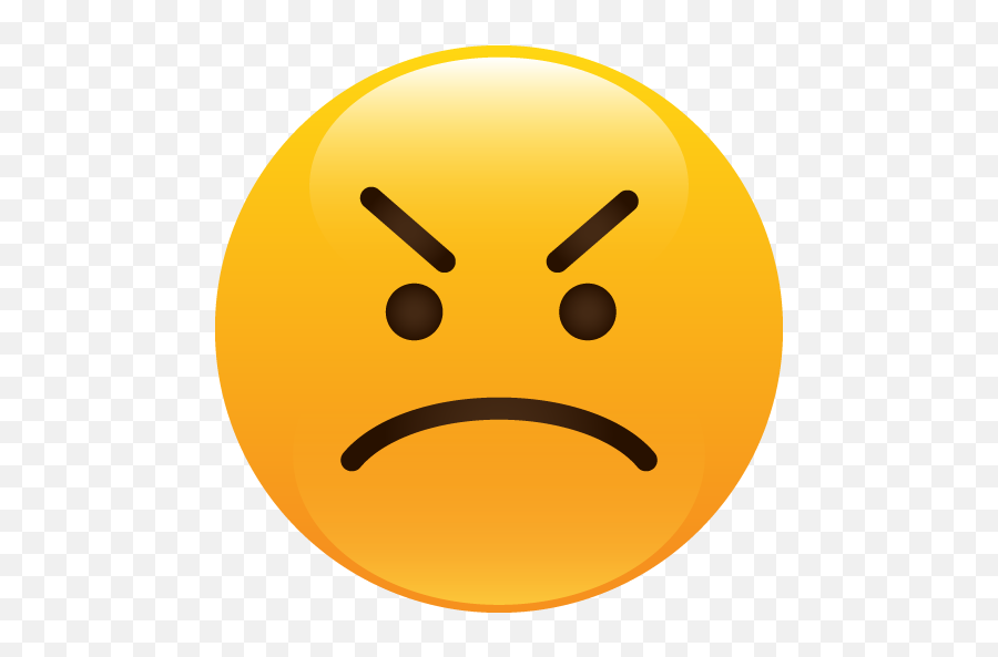 Emotion Icon Myiconfinder - Imagenes De Emojis Angry,Frown Emoji