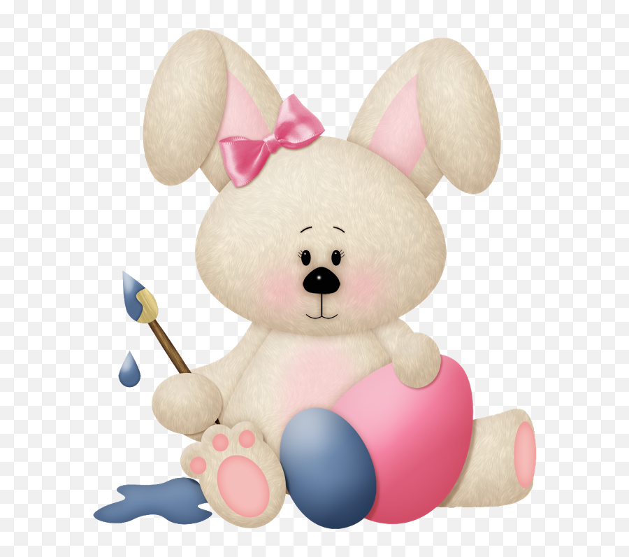 Easter Clipart Bear Easter Bear - Desenhos Coelhos Ursinhos Emoji,Mouse Bunny Bear Emoji