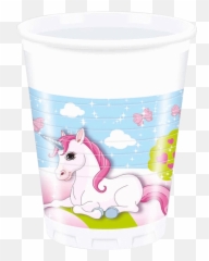 Unicorn 8 Plastic Cups - Unikornisos Muanyag Pohar Emoji,Emoji Plastic Cups