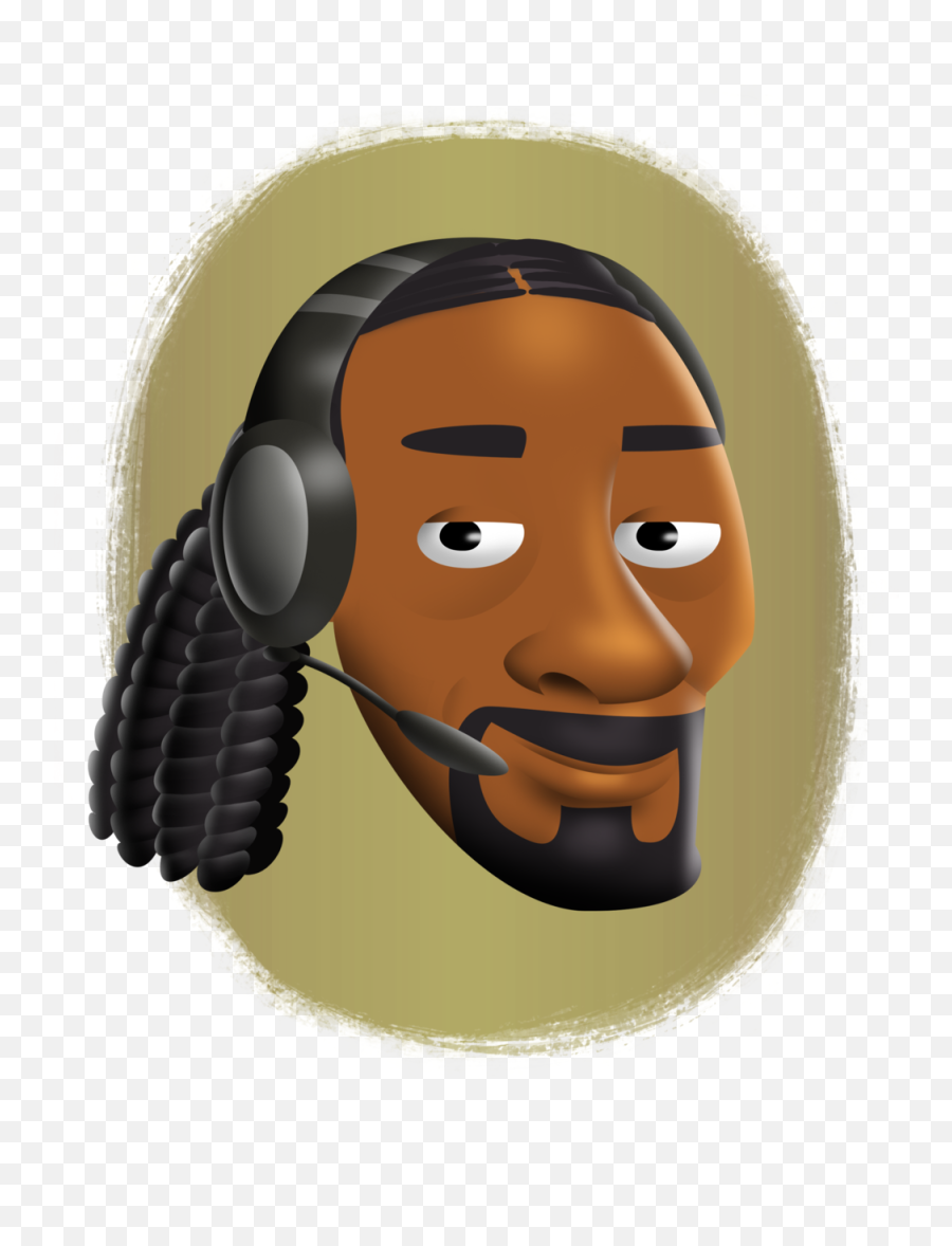 Emoji Snoop Dogg Png Image With No - Snoop Emoji,Headset Emoji