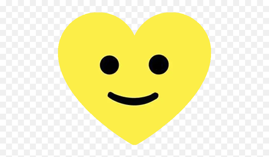 Heart Whatsapp Stickers - Stickers Cloud Happy Emoji,Heart Emoticon Links