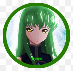 Green Agar Anime - Anime Girls Green Hair Emoji,Code Geass Emoji