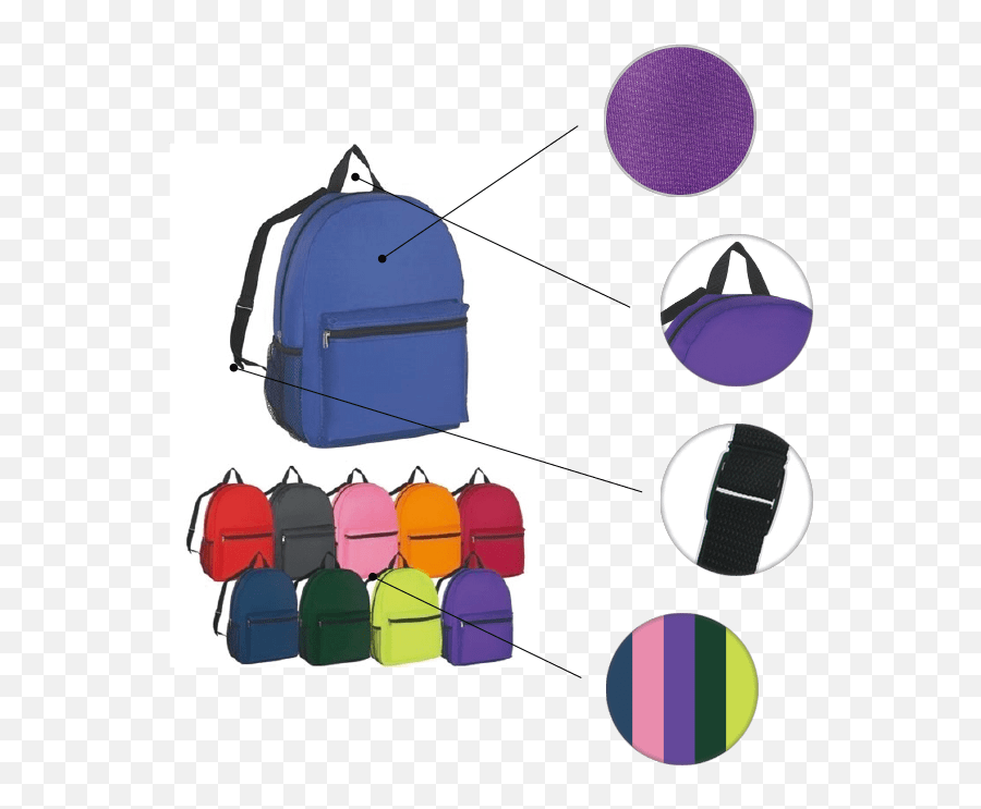 Promotional Polyester Budget Backpack - Vertical Emoji,4 Packs Emoji Luggage Tags