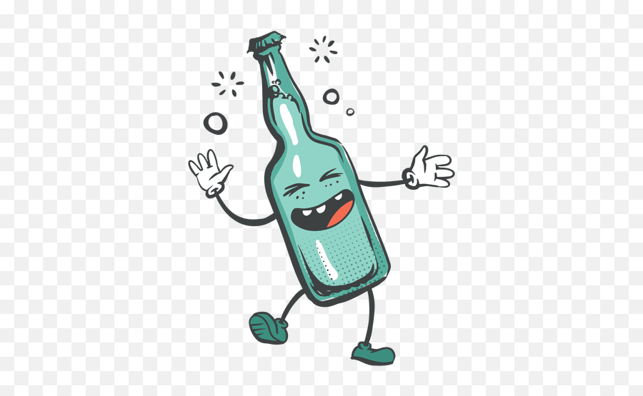Drunk Vector Templates - Desenho Garrafa Cerveja Emoji,Beer Bottle Emoticon
