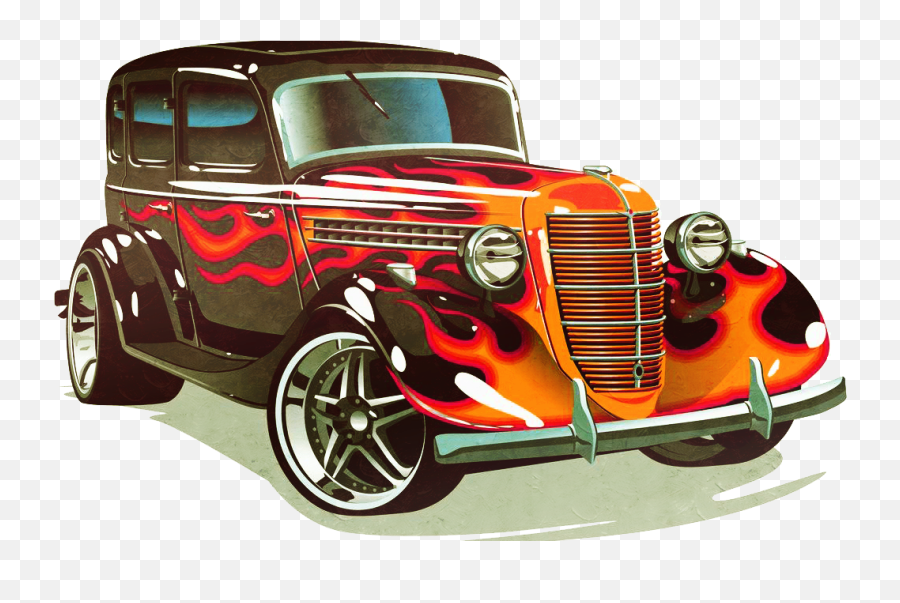 Download Classic Car Rod Sports Hot - Classic Car Png Emoji,Classic Car Emoticon