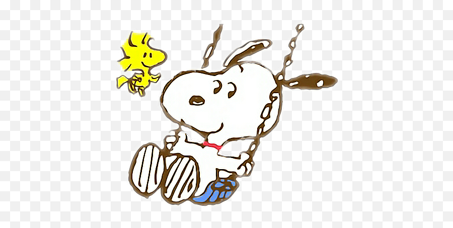 Snoopy Woodstock Peanut Sticker - Clipart Snoopy And Woodstock Emoji,Woodstock Peanuts Copy/paste Emojis