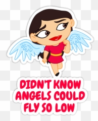 Love Quotes Stickers To Display Affection To Your Loved One - Fairy Emoji,Angels Emoticons