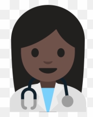 Woman Health Worker Emoji Clipart Free Download Transparent - Happy,Patient Emoji
