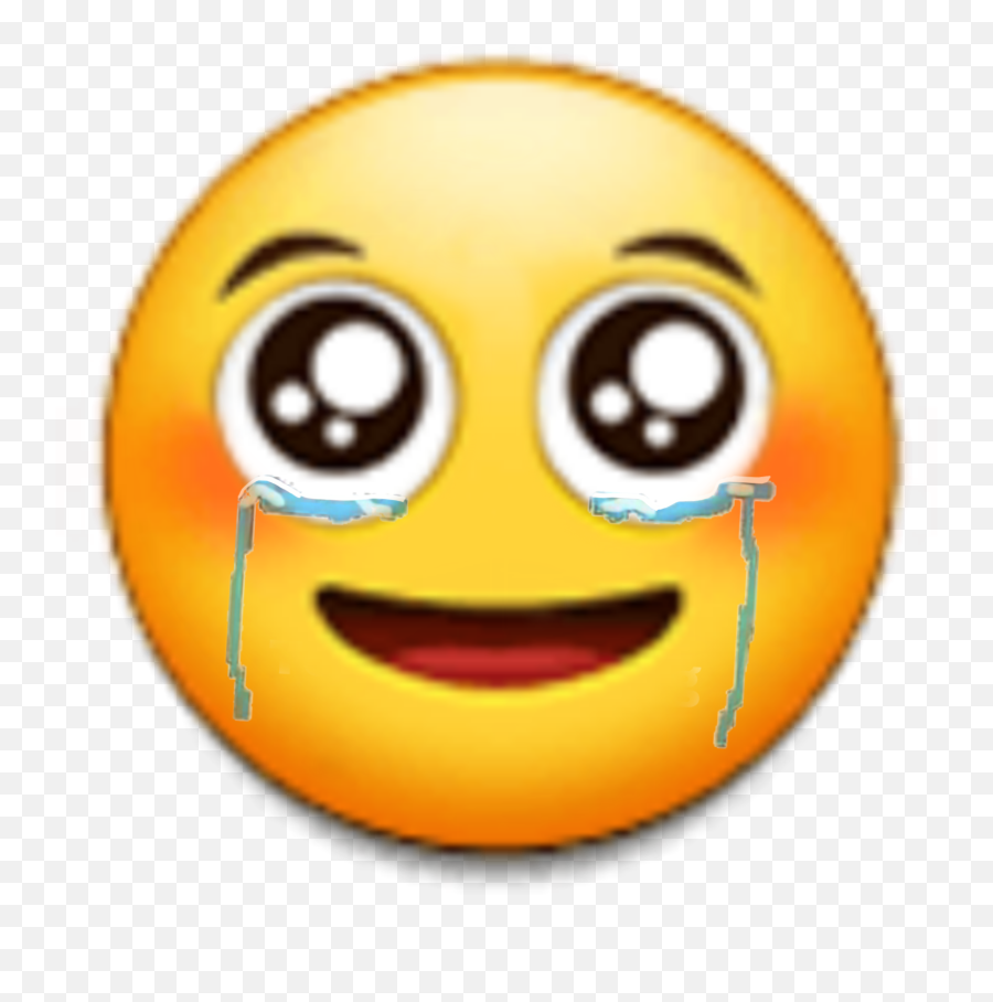 Tear Joy Emoji Sticker - Happy,Joy Emoji Meme