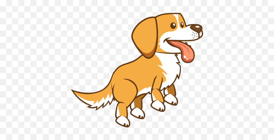 Golden Dog Emojis Stickers By Dorothy Burpee - Animal Figure,Free Dog Emojis