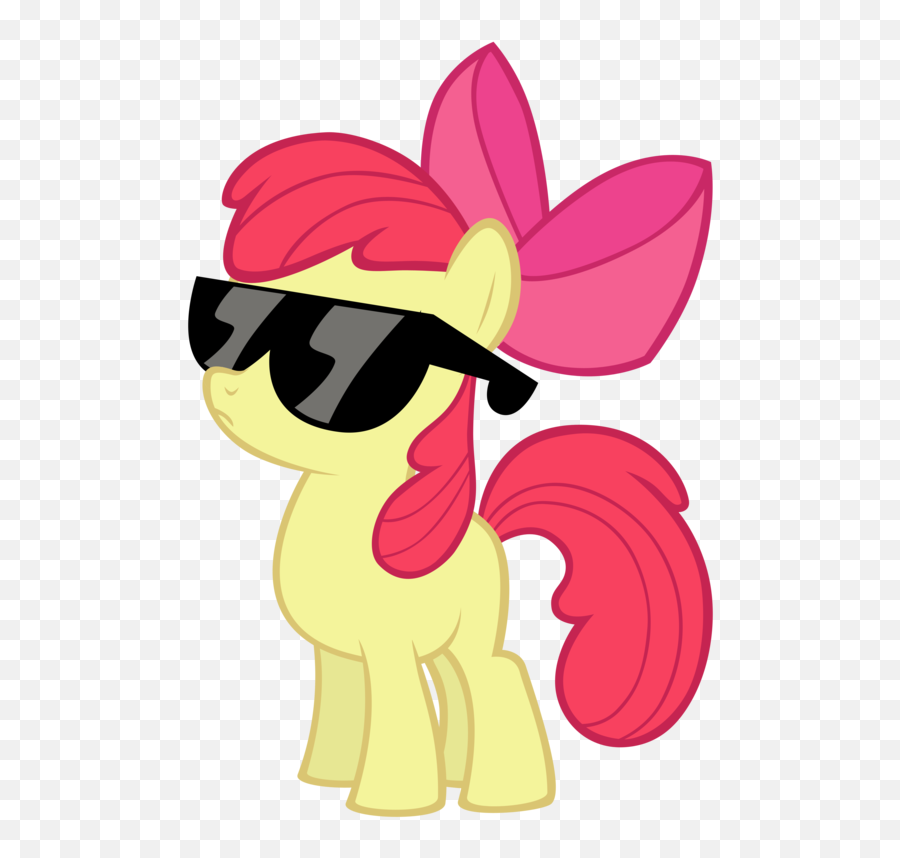 Apple Bloom Breaking All The Rules - Sweetie Belle With Sunglasses Emoji,Applebloom Mlp Shrug Emoji