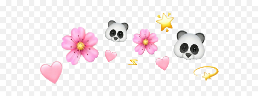 Png Stars Sticker By U2022u2022 U2022u2022 - Aesthetic Cute Girl Love Emoji,Panda Bear Emoji