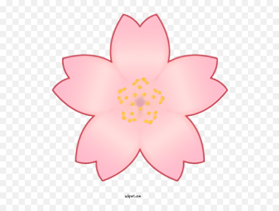 Holidays Petal Pink Flower For Easter - Easter Clipart Portable Network Graphics Emoji,Easter Emoji Art