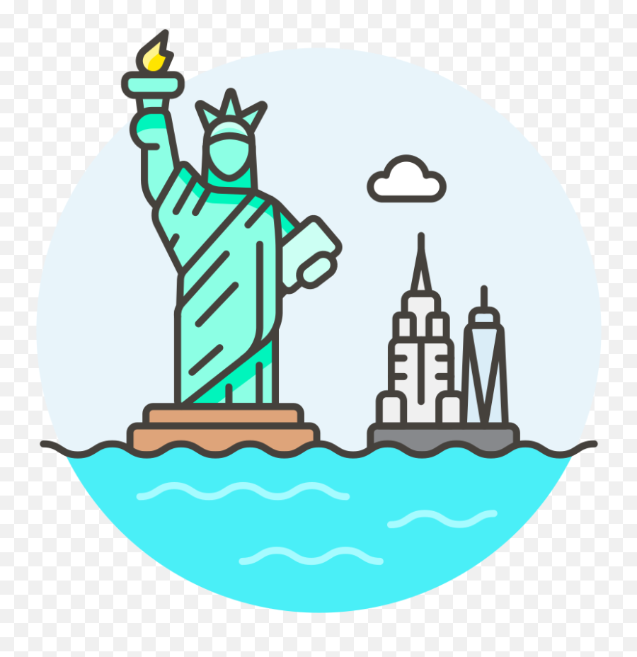 Statue Of Liberty Icon - Love Emoji,Liberty Emoji