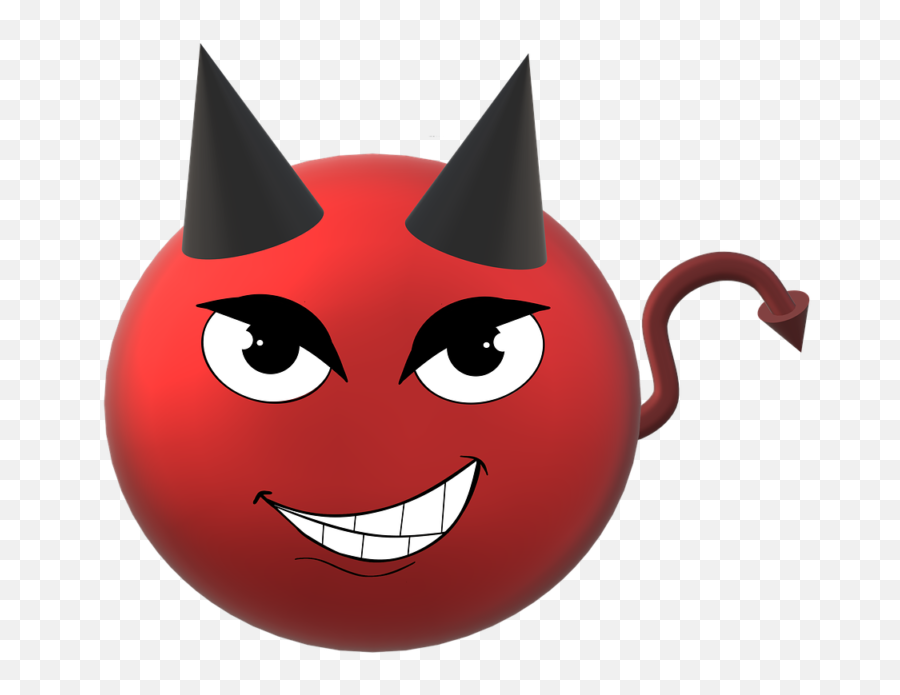 Devil Smiley Devilish - Smiley Teufel Emoji,Common Emoticon